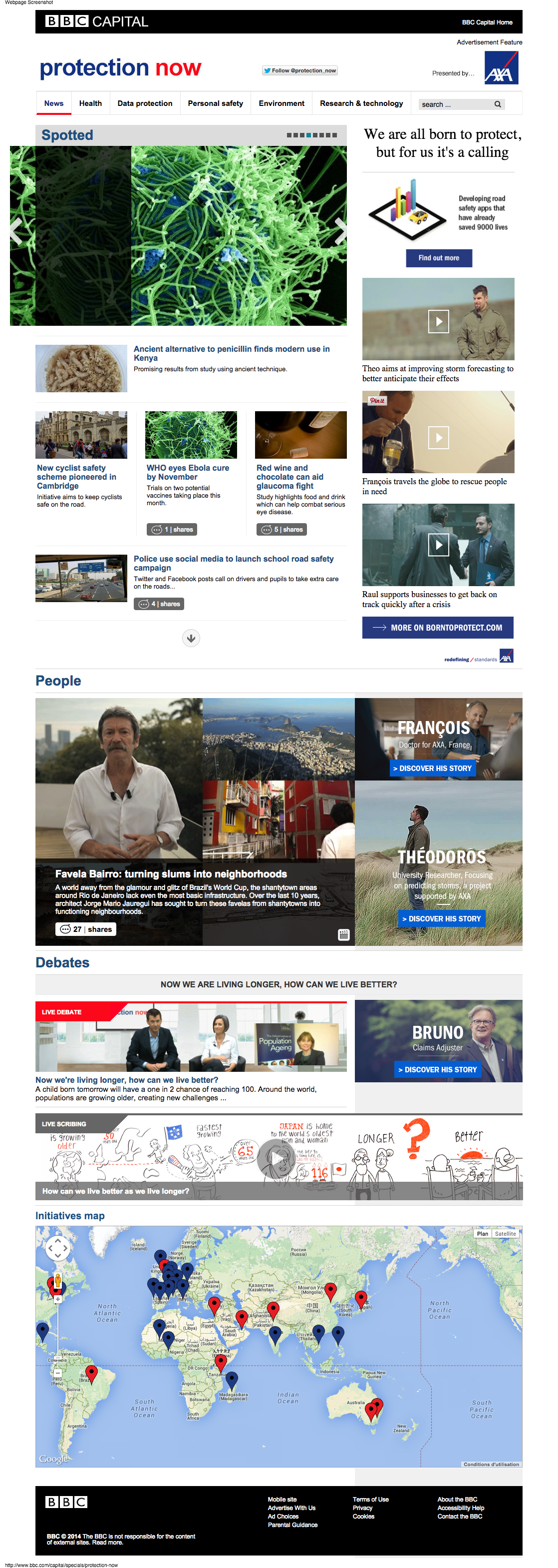 Protection now homepage Protection now homepage