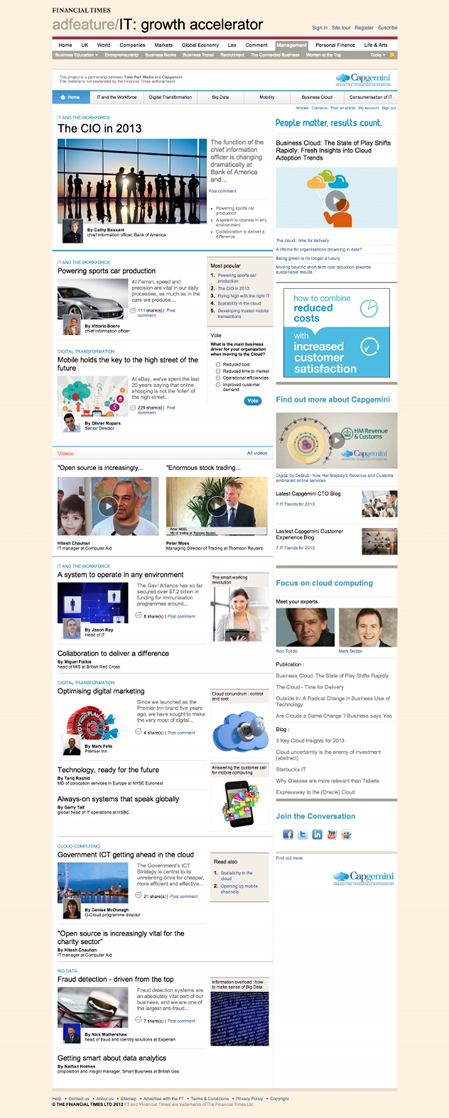 Capgemini platform dedicated to technology and innovation